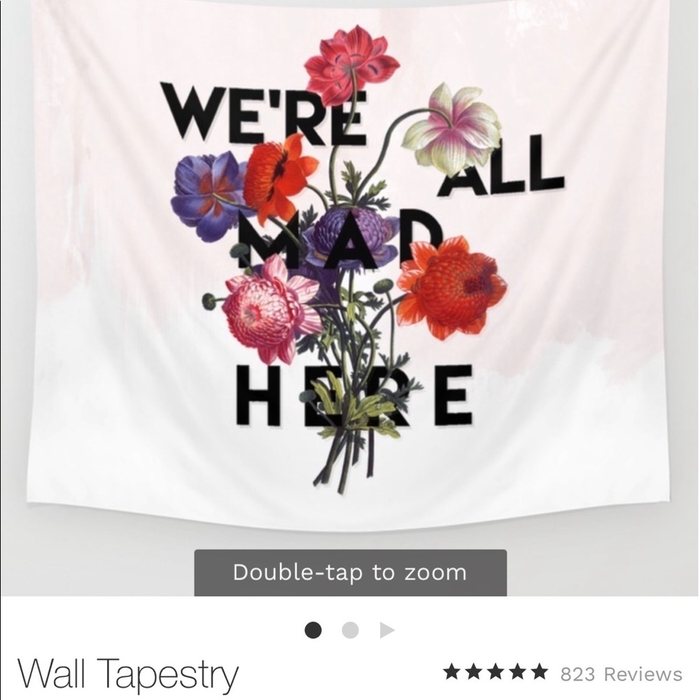 Wall tapestry 51" x 60"